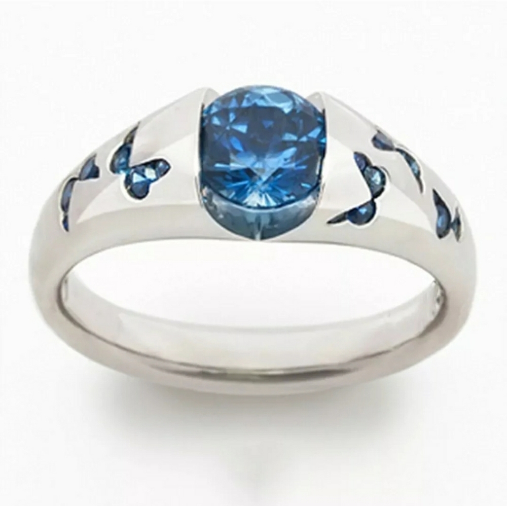 Butterfly 🦋 Sapphire 925 Sterling Silver Ring